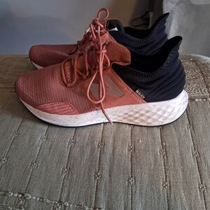 New Balance Women's Rose and Black Sneakers